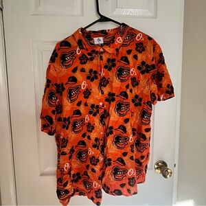 Orioles Hawaain Print Shirt